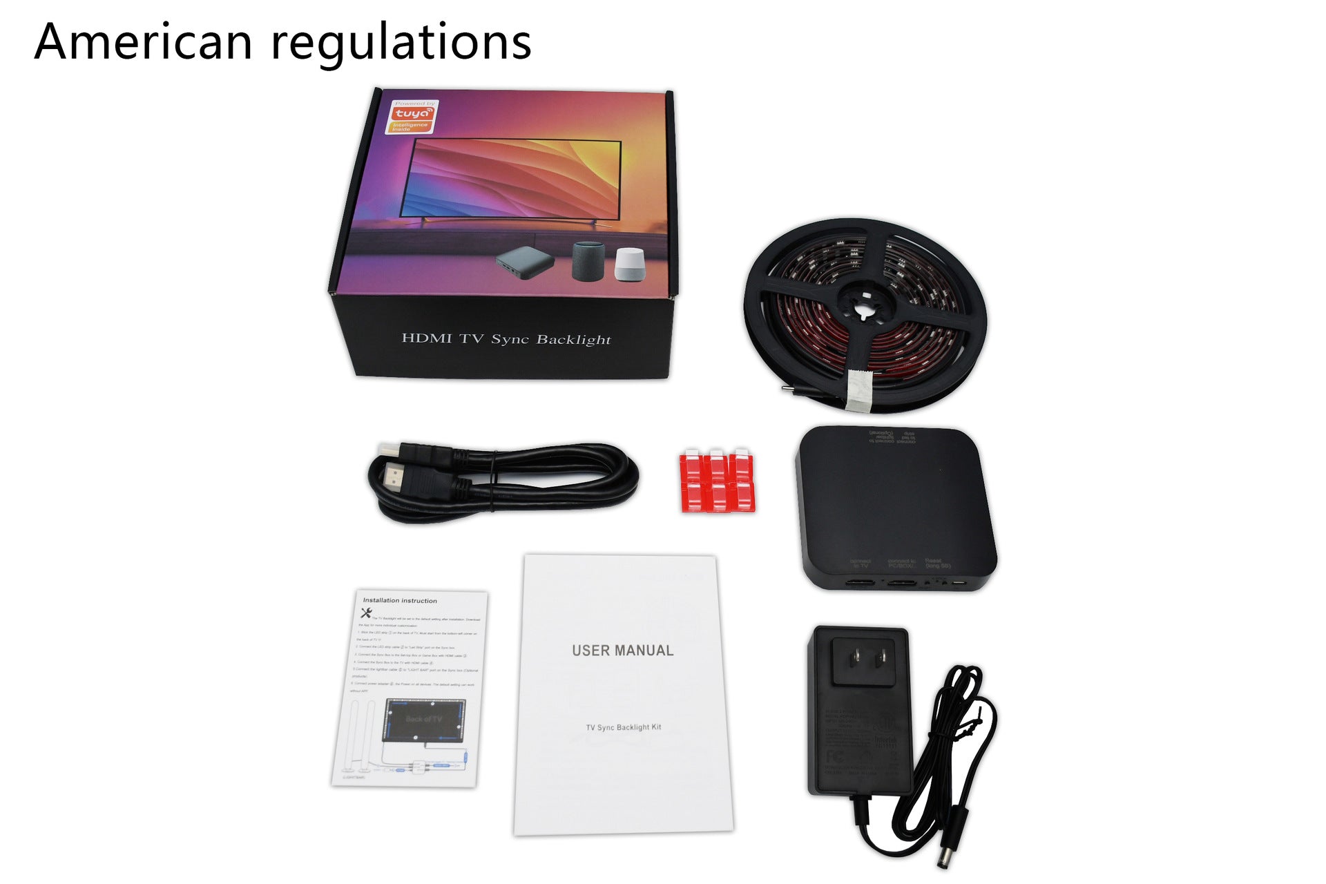 TV Backlighting Syncing Box HDMI All TV Sync Box Ambient