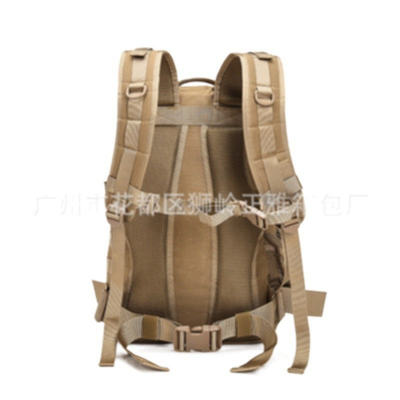 New Military Camouflage Backpack 3D Tactical Sports Backpack Hiking Camping CS Men's and Women's 45L Travel Backpack