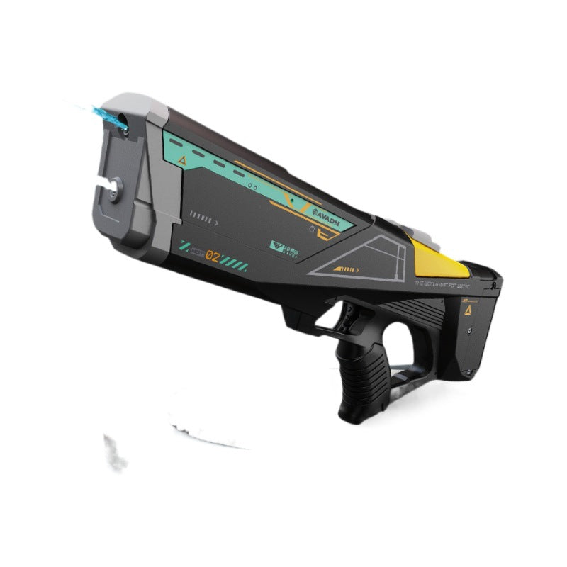 electric burst water gun fully automatic water absorption manual integrated large capacity water spray water boy kids toy