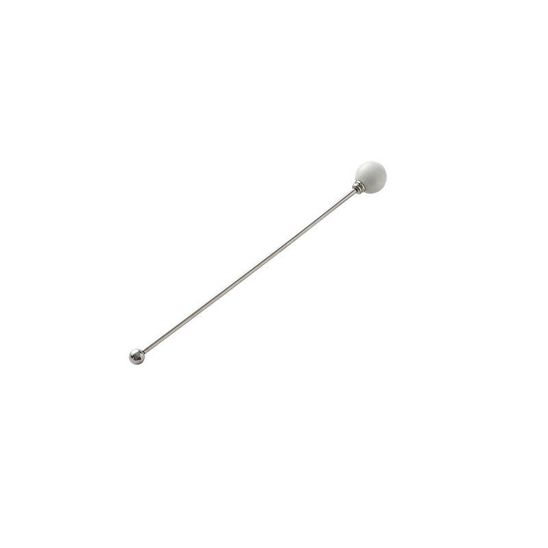 304 stainless steel tea & coffee stirring rods - multi-colored dessert picks - high-value ceramic handle milk frothing sticks - wholesale