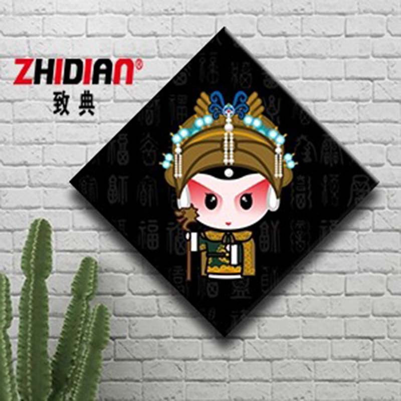 Hotel wall decoration paintings Peking Opera character murals Restaurant noodle shop wall creative catering Hot pot shop box hanging paintings