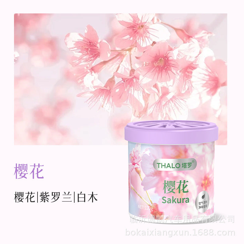Wholesale hot-selling solid car air freshener, home indoor bathroom solid perfume, odor eliminator, long-lasting fresh scent