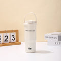 Twilight double drink 316 stainless steel thermos cup large capacity good looks office straw ice cup car tumbler