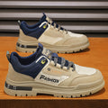 2025 new spring men's waterproof & non-slip athletic sneakers - height increasing, casual, work, martin boots, safety shoes, trendy footwear