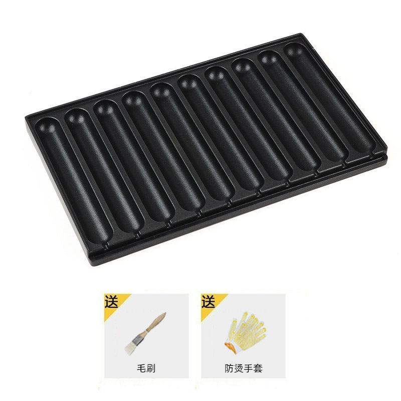 Sausage machine roadside stall commercial crispy starch sausage roasting machine night market stall cassette stove sausage plate mold aluminum alloy
