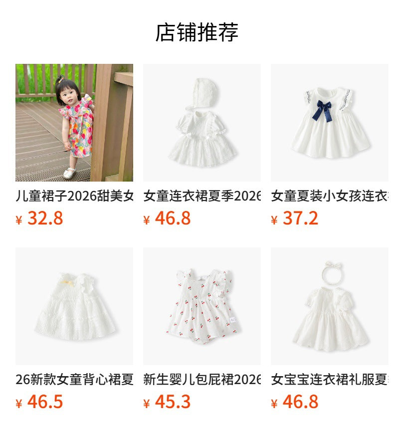 Newborn baby summer clothes - lightweight & stylish: baby girl romper dress, new summer lace princess bodysuit dress