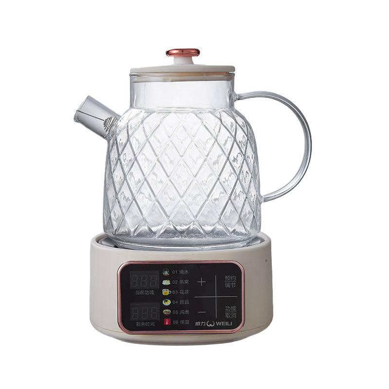Powerful teapot health glass small office for home constant temperature teapot high appearance wholesale cross-border american regulations