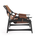 Hunting sofa chair designer single solid wood ash casual chair for home lounge chair balcony bulk white embryo hunting chair