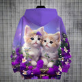 Kids' hoodie jacket, cute cartoon print girls' fashion zip-up, dropshipping available, adorable and sweet style