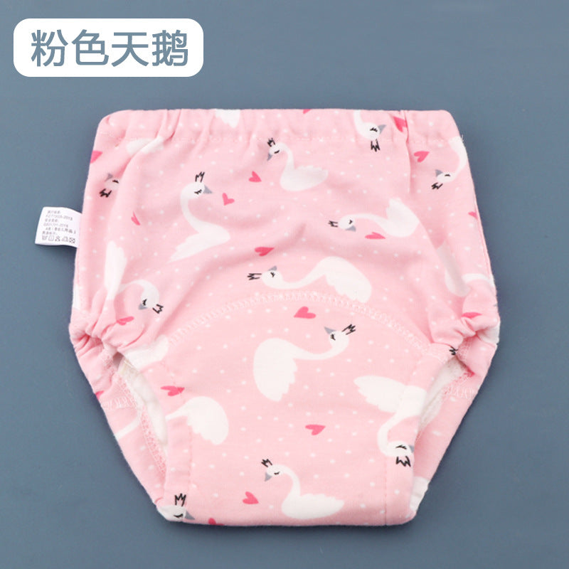 Wholesale washable six-layer gauze diaper pocket learning pants baby cloth diapers breathable diaper baby training pants