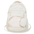 Painful bag girl large capacity school bag new arrivalsweetcute dopamine backpack small hanging bag transparent window wholesale lightweight