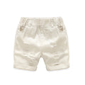 Amazon boys' fashion: printed short-sleeve shirt & distressed shorts two-piece set - wholesale kids' clothing for toddlers and young children