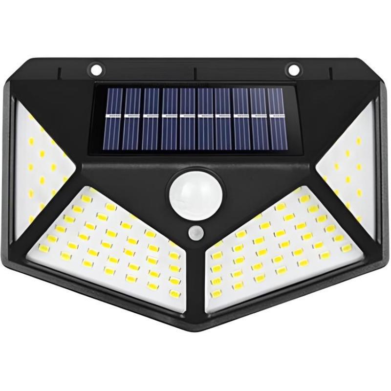 New solar garden lights - outdoor lighting for home, super bright motion sensor street lights, waterproof wall lamps for doorways