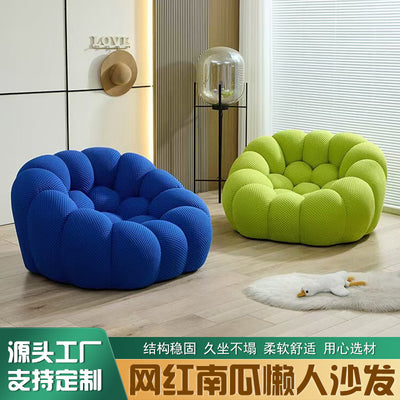Rocburg internet celebrity bubble single lazy sofa sofa chair creative style living room casual chair pumpkin football sofa