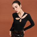 tr she hot petal seal black tight stretch cut outslimming looksense of designsexyjumpsuit bottom