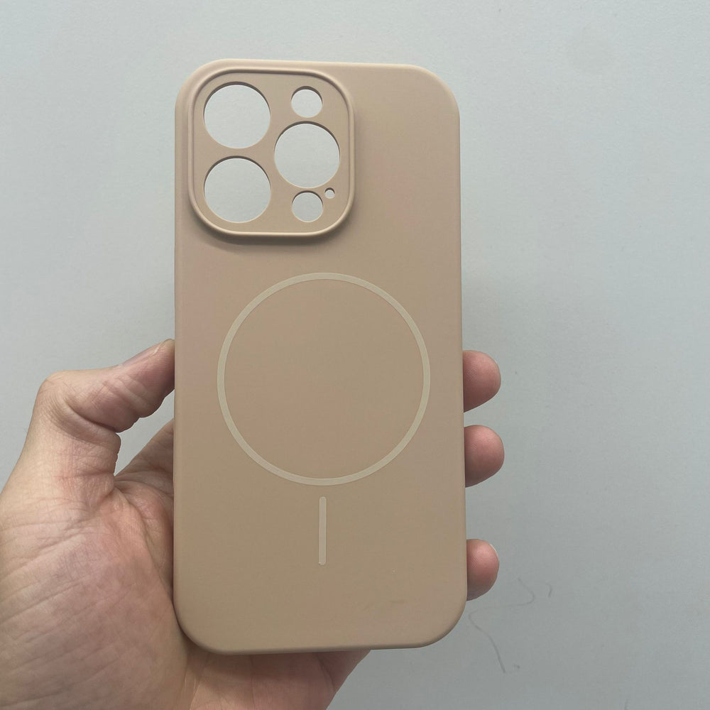 Suitable for iphone17 mobile phone case fine hole liquid silicone magnetic suction apple 16 touch ai button fine magnetic protective cover
