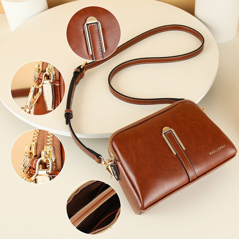 Baellerry new women's bags  European and American niche shoulder bags casual fashion versatile messenger women's bags