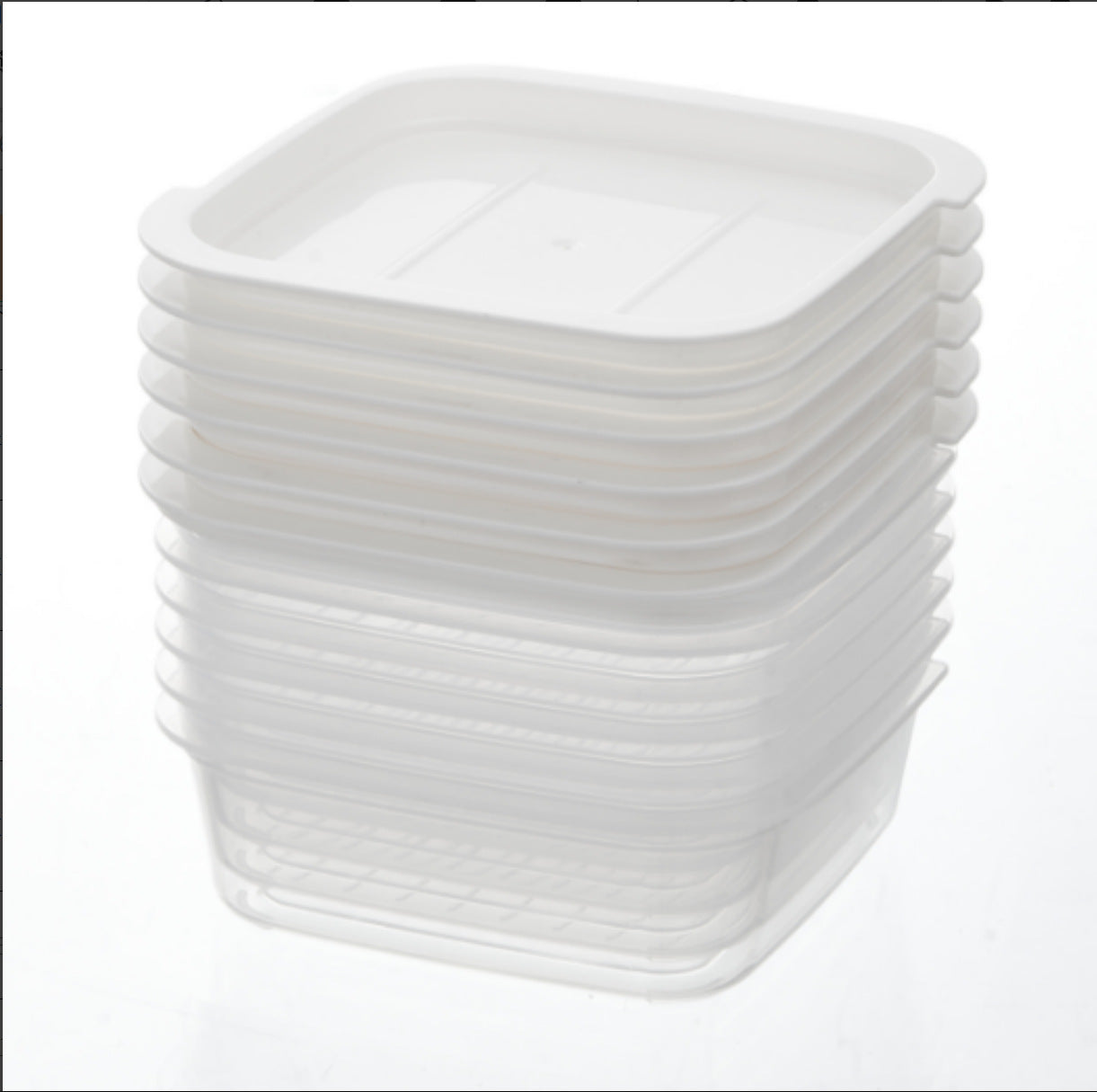 Refrigerator storage box Sealed fresh-keeping box Food grade freezer special meat frozen meat box Fruit food packing box
