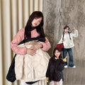 Girls' winter warmers: loose-fit, versatile, and cozy cotton-padded innerwear for girls - perfect for layering and keeping warm