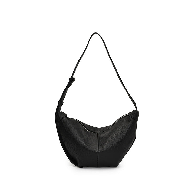 Cross-border niche design bag women's 2025 new super fire foreign style dumpling bag fashionable versatile shoulder messenger bag