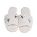 butterfly fur slippers for women, autumn and winter, k-style, new style, home and outdoor wear, one-line slippers, plush women's shoes, dropshipping