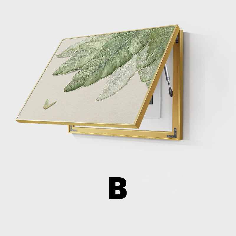 Nordic wind meter box decorative painting Internet celebrity advanced inductor switch box cover hanging painting distribution box weak electric box cover ugly