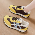 Women's casual leather sneakers - authentic spring/autumn new arrivals: soft sole, lightweight, breathable, non-slip, comfortable running shoes
