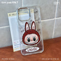 Eye-catching case suitable for apple 17promax mobile phone case, wave and pull iphone16 transparent anti-fall protective case