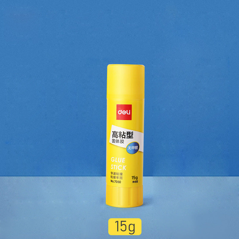 Deli stationery solid glue has good stickiness PVP8g15g20g 36g white solid glue student handmade glue stick