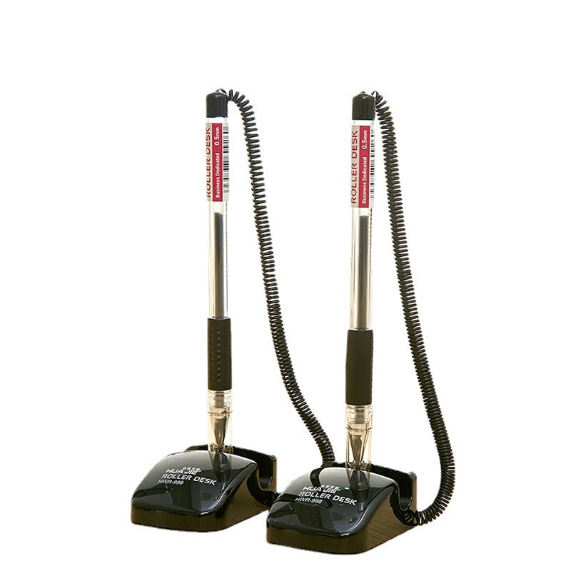 Simple Business Desk Pen Desktop Neutral Pen Classic Counter Special Black Durable Desk Pen Elegant Counter Paste