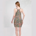 cross-border fashion  independent station  hot selling new 3d digital printing vest suspender dress