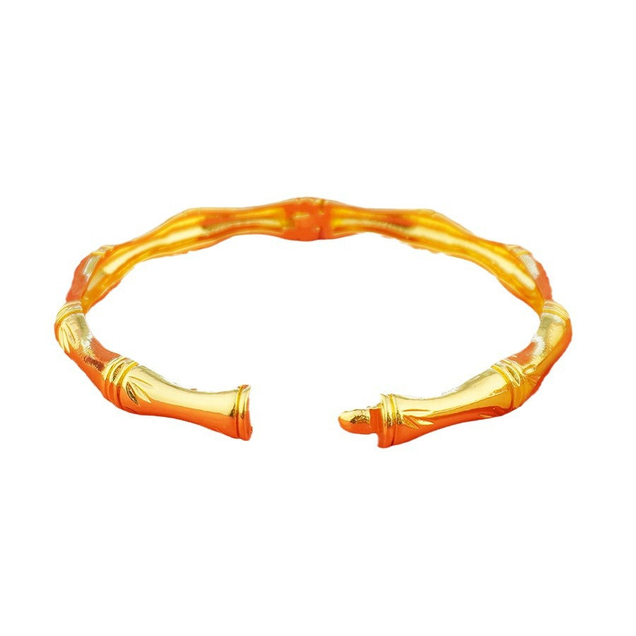 fashion bamboo bracelet summer bohemia sparkling version round beads open classyaccessible luxury bracelet bridal