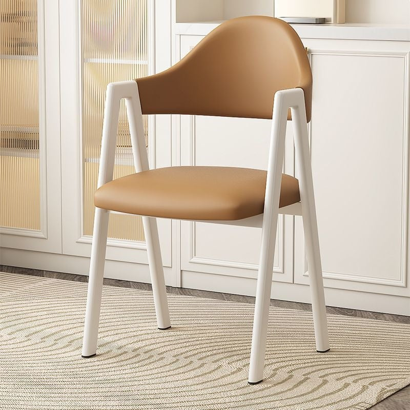 Dining chair home casual modern scandinavian chair bedroom study desk chair casual stool backrest commercial dining table chair