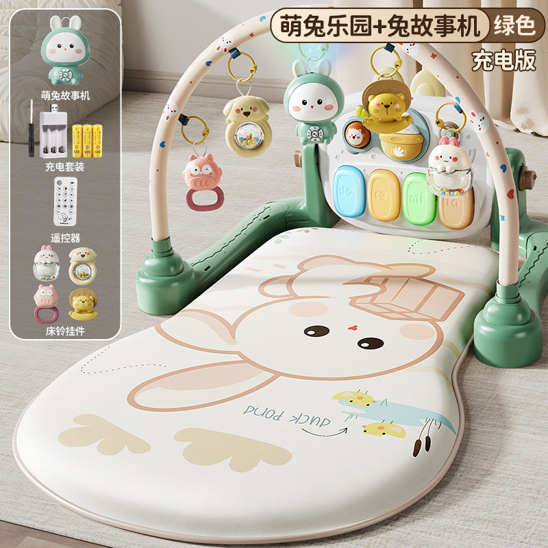 Baby toy foot pedal piano gym activity center for newborns and infants (0-1 year olds, 6 months+), educational musical early learning gift