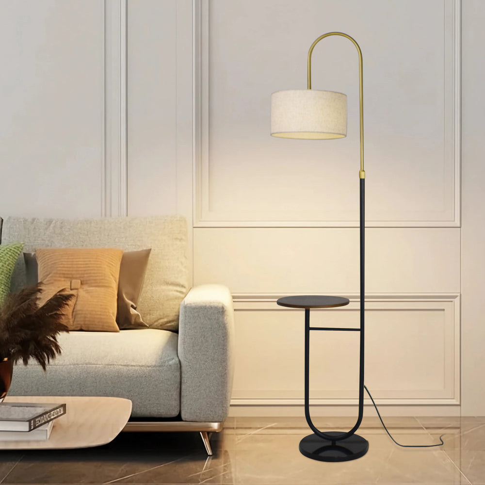 Floor lamp casual modern living room sofa bedroom bedside sense of design coffee table storage all-in-one coffee table floor lamp