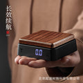 Tea digital scale walnut wood tea scale solid wood kitchen scale gram scale food scale tea set accessories rechargeable mini tea scale