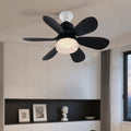 Used ceiling fan light  new large retro ceiling fan light living room dining room walnut color black fan chandelier