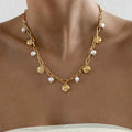 Wholesale imitation pearl necklaces: european and american cross-border fashion ins accessories for women - minimalist design, round and irregular chokers