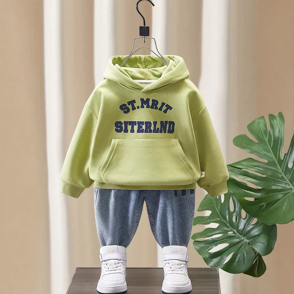 Boys and girls sweatshirtsuitfall and winternew arrivalkidsk-stylecasual hoodiefashion styleeasiest for matchtops