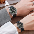 couple fashion sports green water ghost quartz watch casual silicone student quartz watch life waterproof