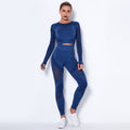 European and american seamless yoga outfit - shaping, quick-dry activewear set with butt-lifting, tight-fitting, striped, and cutout design - two-piece fitness leggings