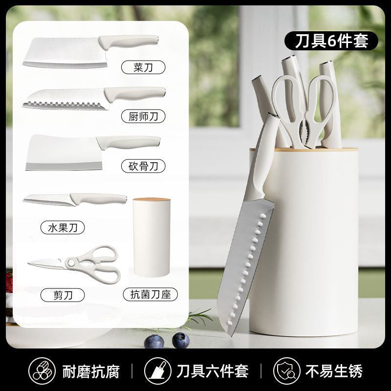 Baby food knife, meat slicing knife, women's special kitchen knife, kitchen knife holder suitfor homepopular fruit knife