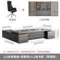 3.0m boss table + chair + 3.2m cabinet (free shipping)