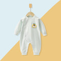 Baby onesie spring & fall cotton long sleeve sleepsuit romper newborn unisex monk suit seamless bodysuit
