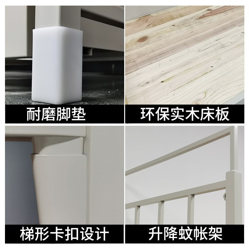 Customized school bunk dormitory apartment iron frame bed camping equipment housekeeping cabinet study table and chair 2014 standard bunk