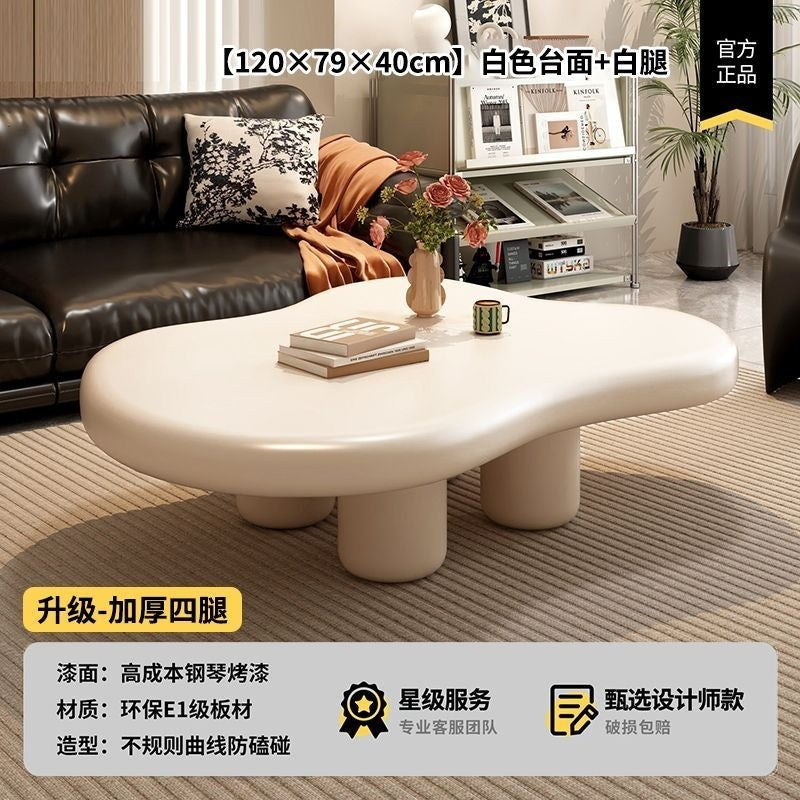 Cloud coffee table for home scandinavian living room tea table new modern casual popular coffee table small apartment cream style coffee table