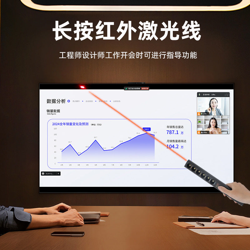 Multifunctional portable color temperature stick & cri meter 2-in-1: designer's mobile charging 6-color temperature demonstration tool