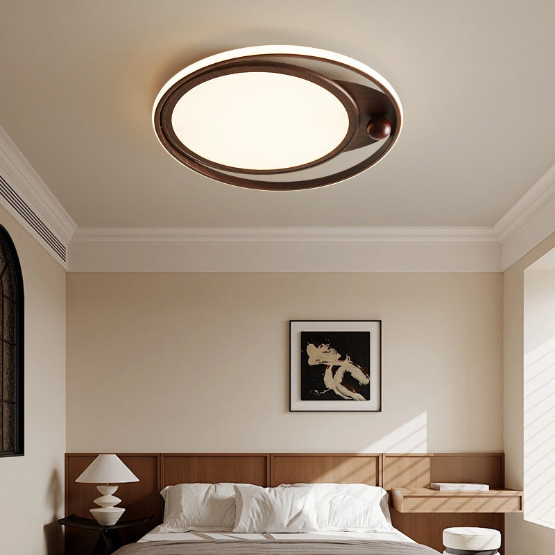 Medieval style master bedroom ceiling light eye protection study lighting creative restaurant wabi sandy wind smart LED full spectrum light