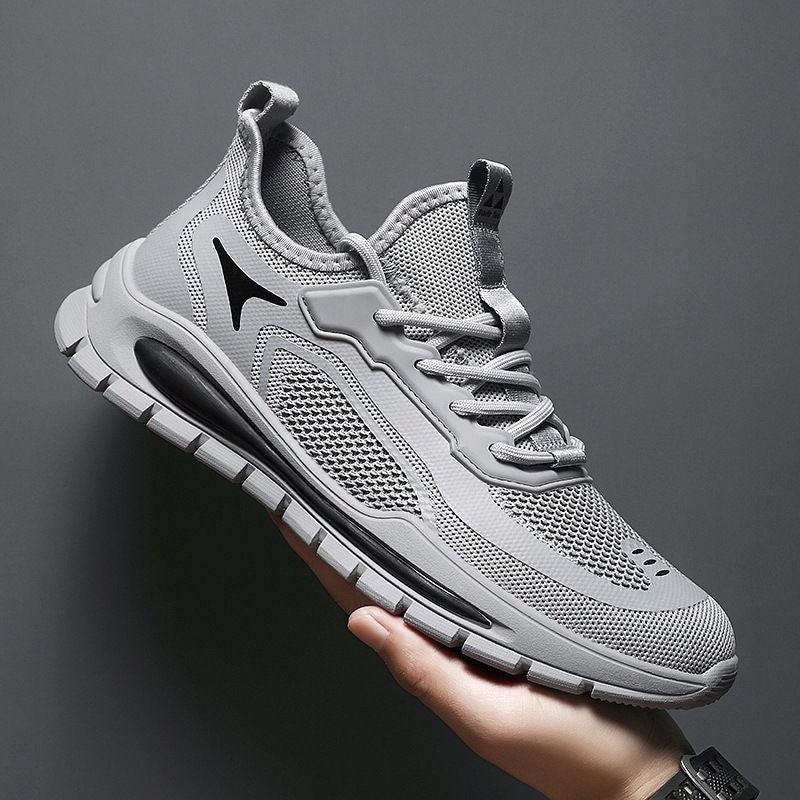 Men's shoes 2024 new summer breathable anti-odor mesh athletic casual shoes men's work black safety trendy shoes