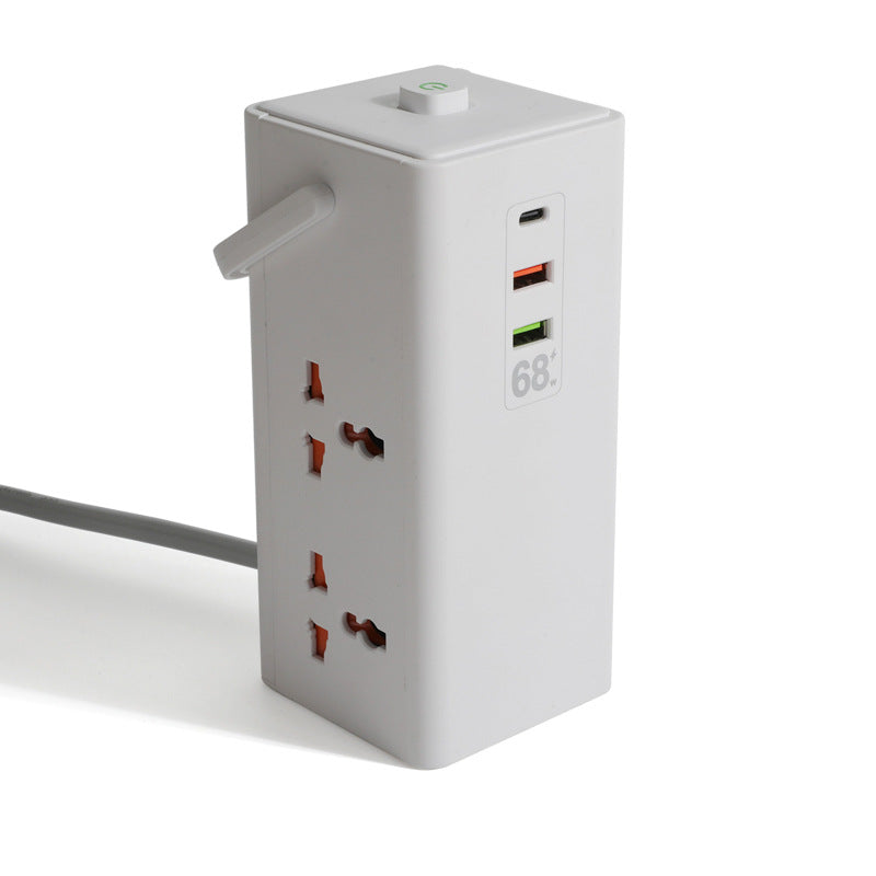 Us standard power strip with fast charging, uk standard power strip, multifunctional hong kong version power strip, european standard multi-outlet power strip, type-c fast charging